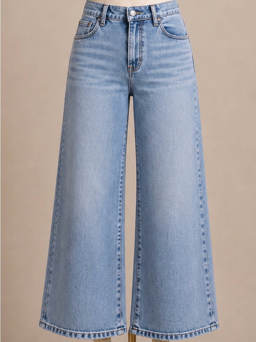 RISEN Plus High-Rise Wide-Leg Women’s Jeans — Light Size 1X NWT